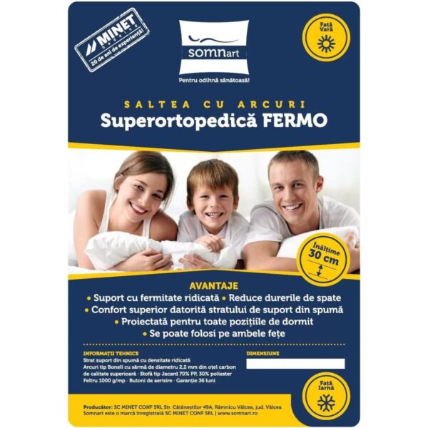 Saltea superortopedica FERMO4