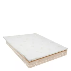 Topper Aloe Vera 140x190x5 cm, cu elastic, husa detasabila si lavabila, fermitate medie